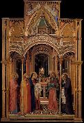 Ambrogio Lorenzetti Presentation at the Temple painting